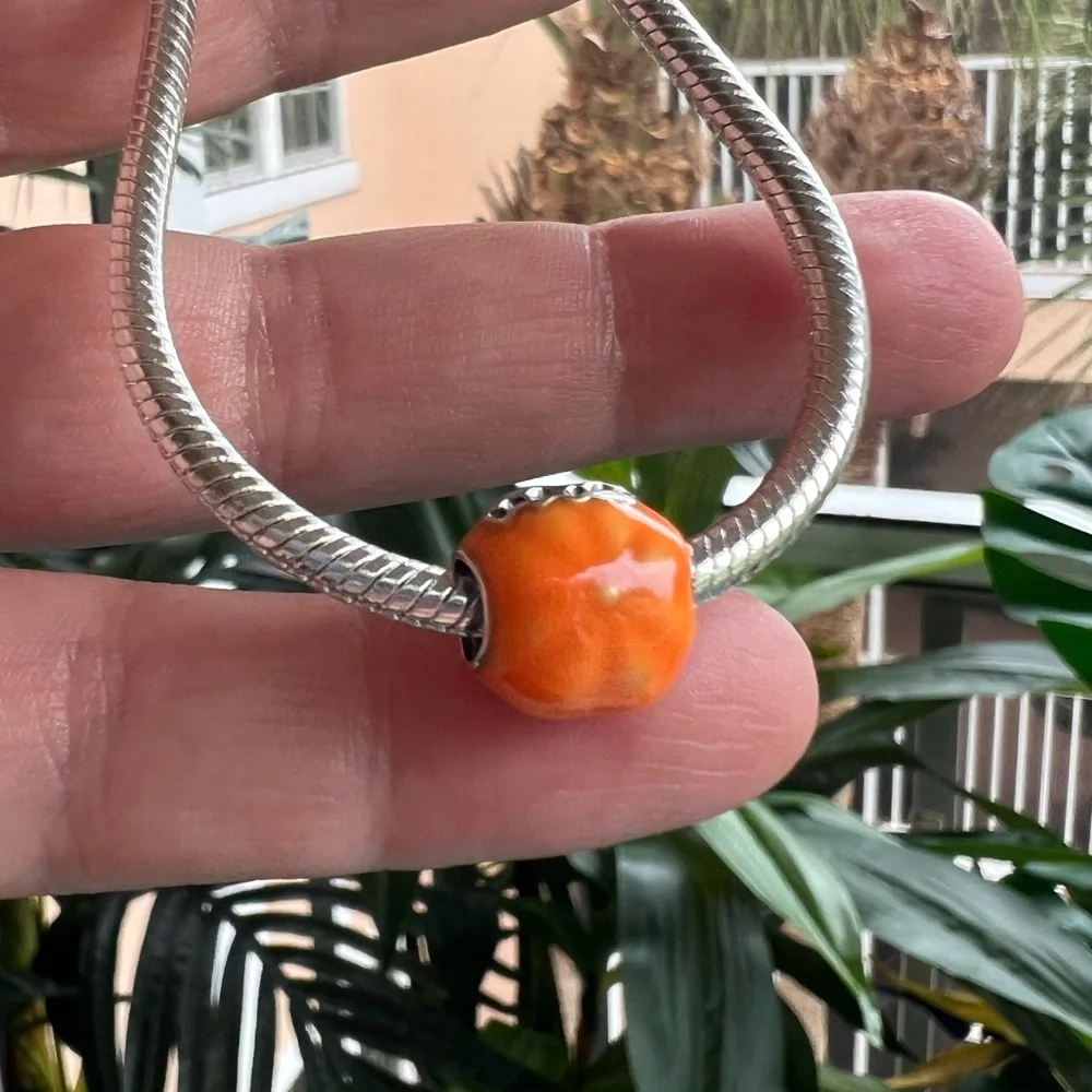 Glow in the Dark Pumpkin Charm